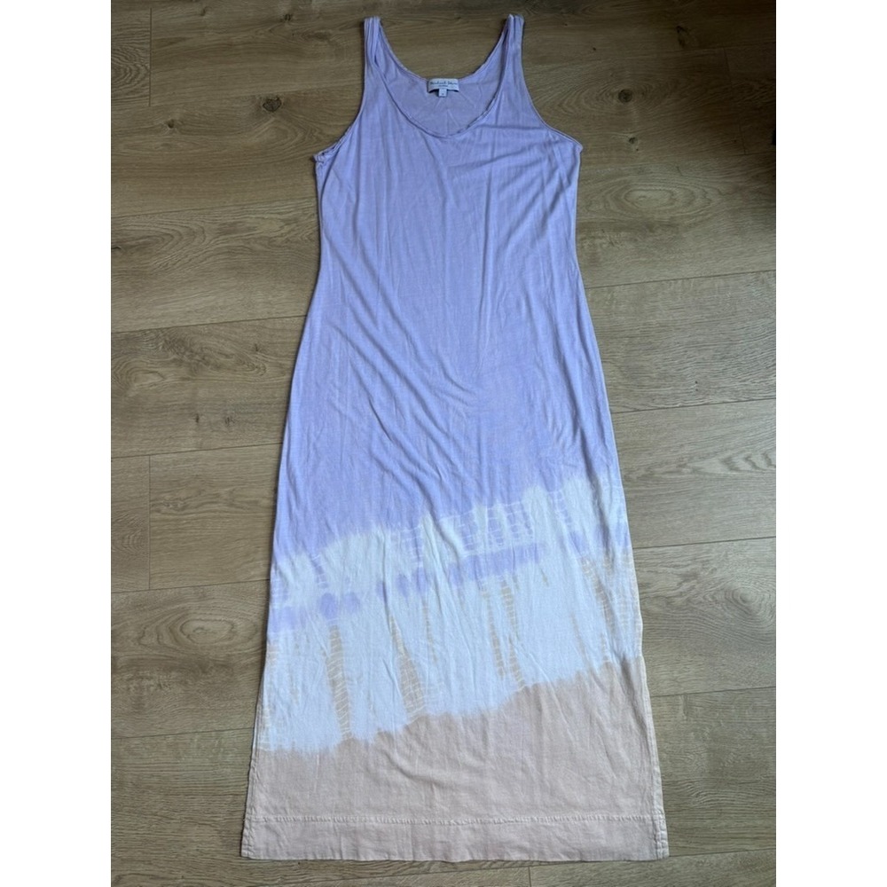 EUC‎ Womens Michael Stars tie dye ombre sleeveless maxi dress coastal size S